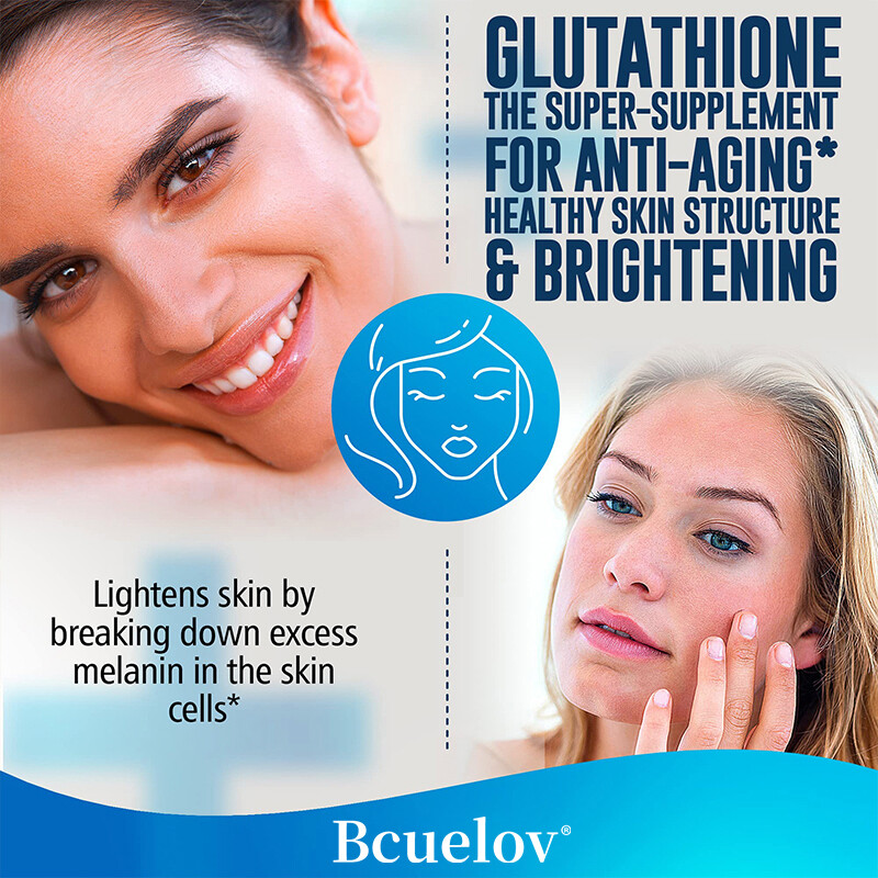 L -Glutathione NAC Collagen Detoxification Whitening Antioxidant