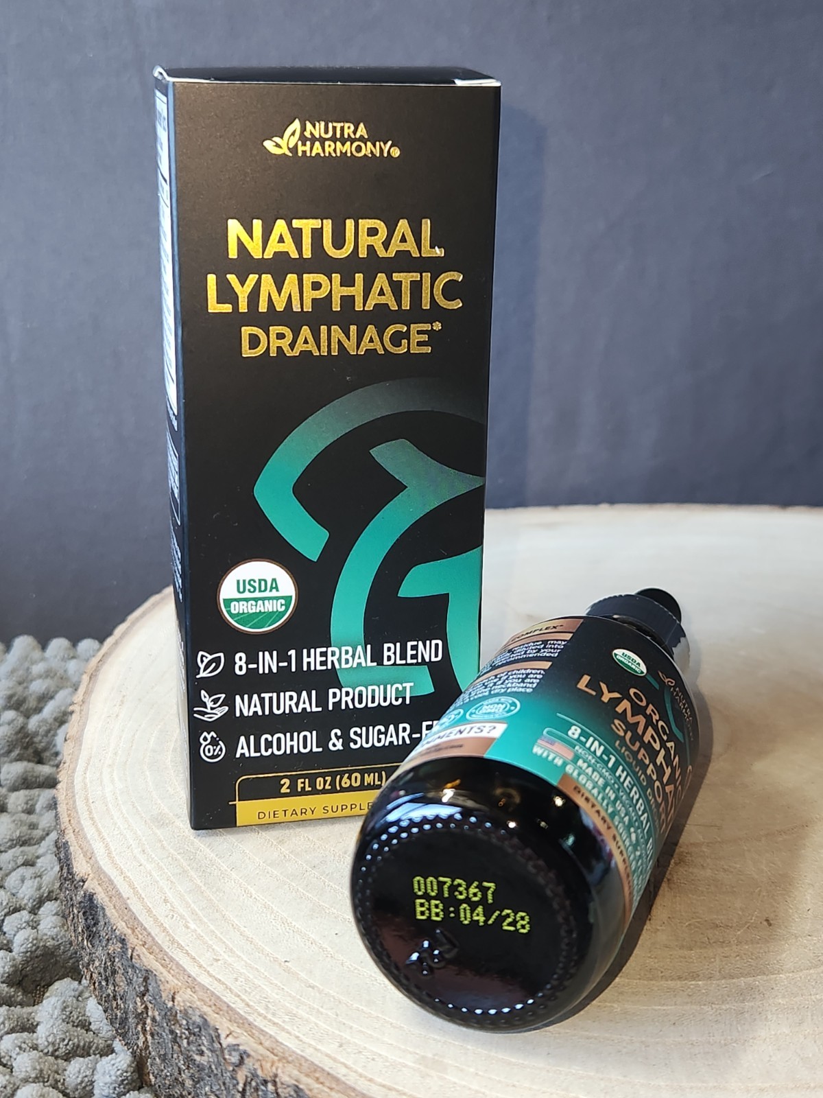 Nutra Harmony Natural Lymphatic Drainage Supplement 8-in-1 60ML Exp 4/2028