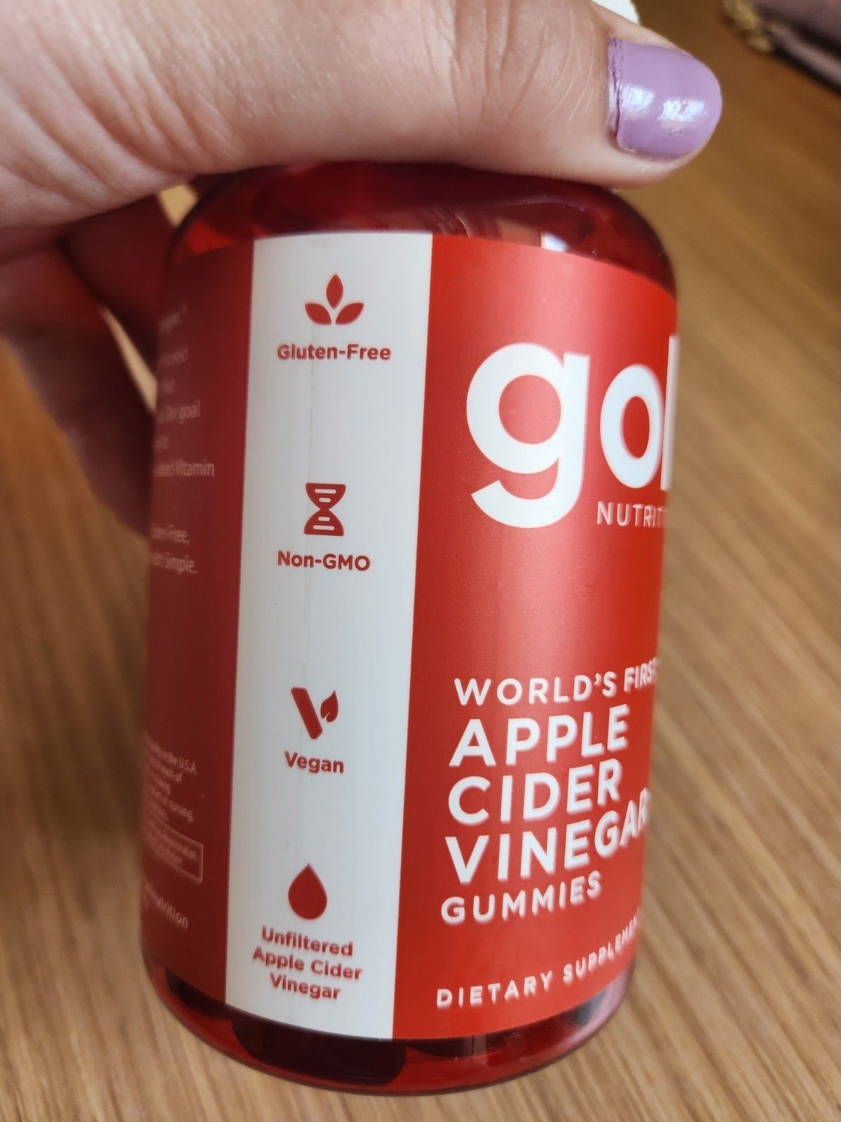 Goli Apple Cider Vinegar Gummies Set Of 2 Containers 60ct Each NIB