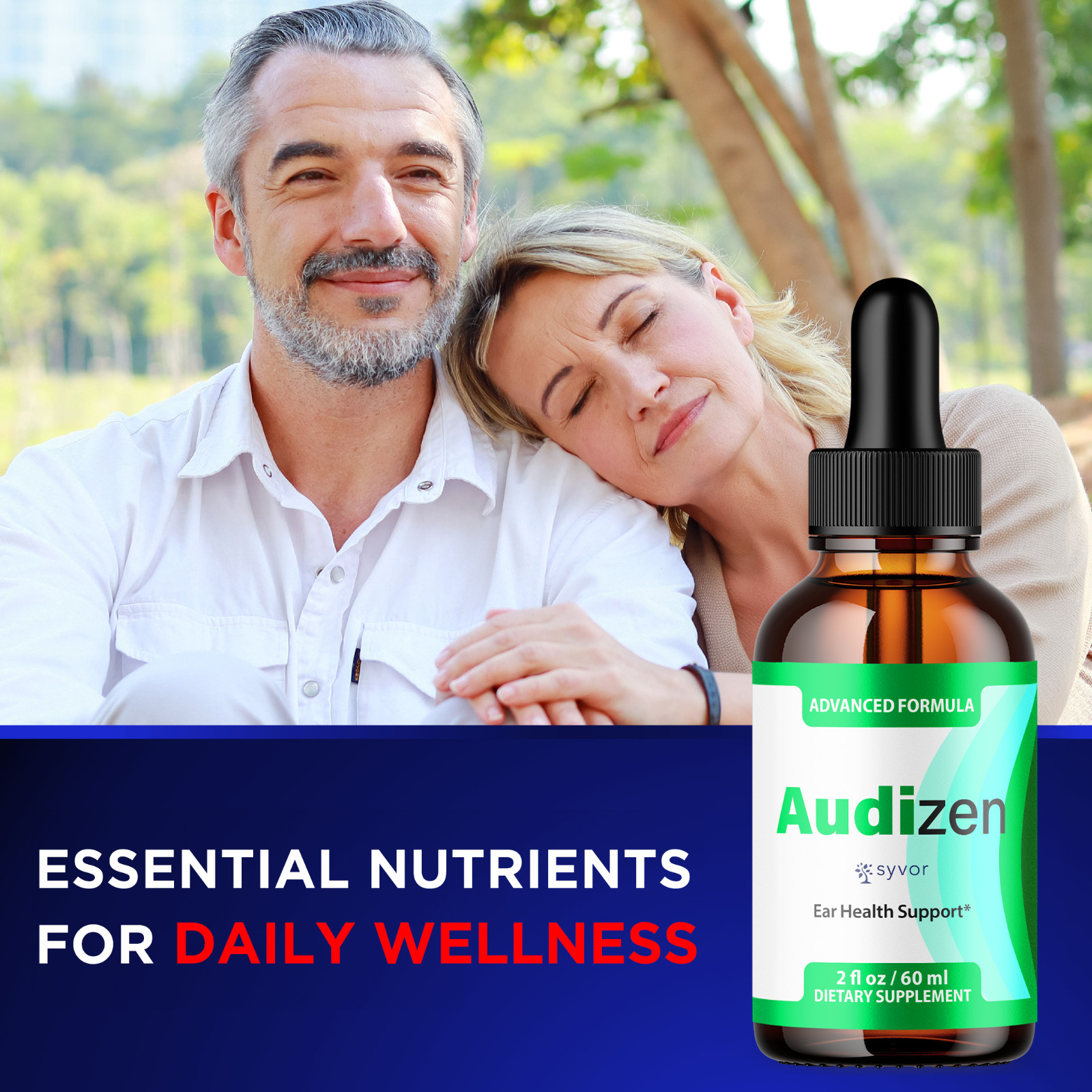Audizen Ear Health Suppport Drops Natural Formula Hearing Supplement (5 Pack)