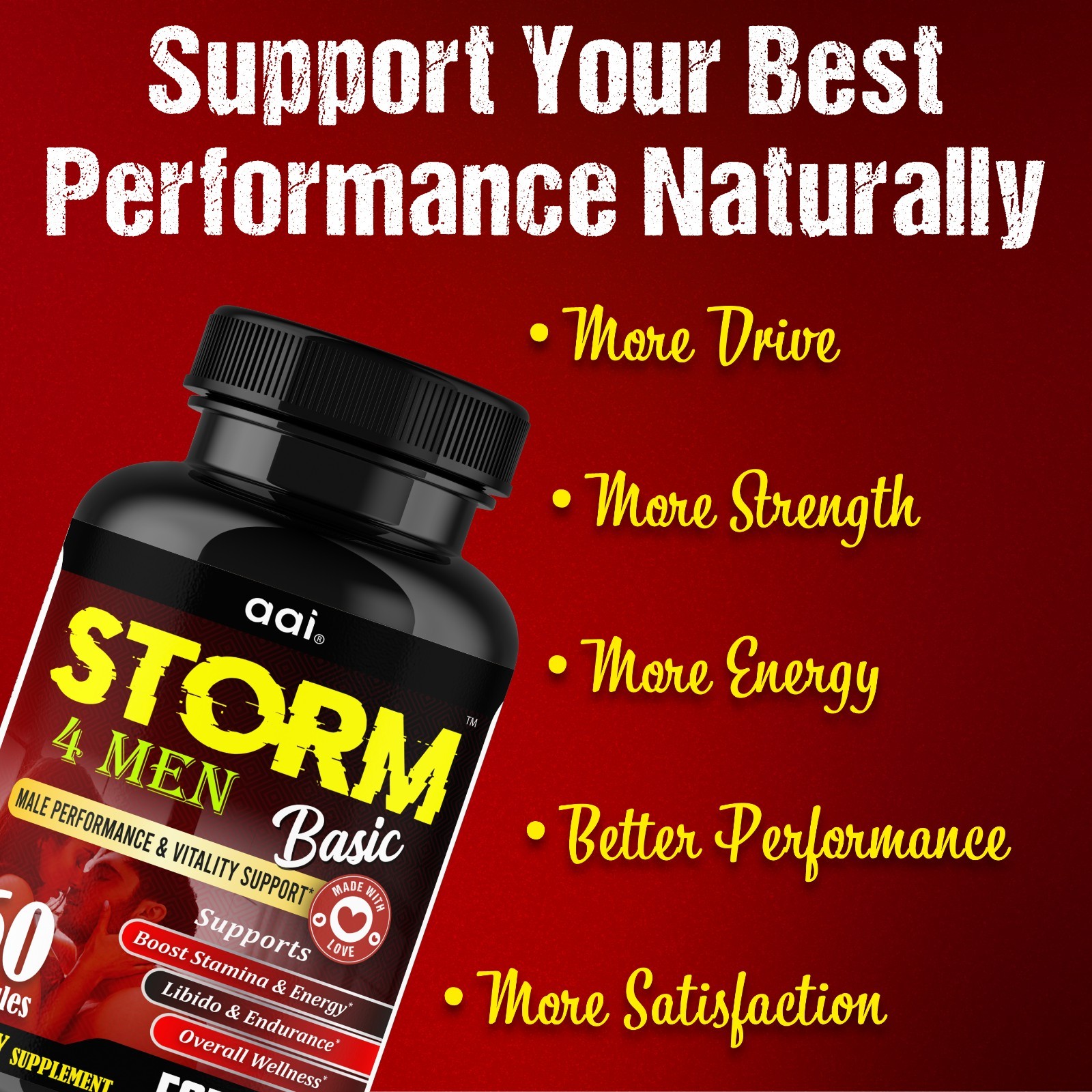 Extra Performance Support Supplement Enhancement, Men Testosterone Booster 17/12