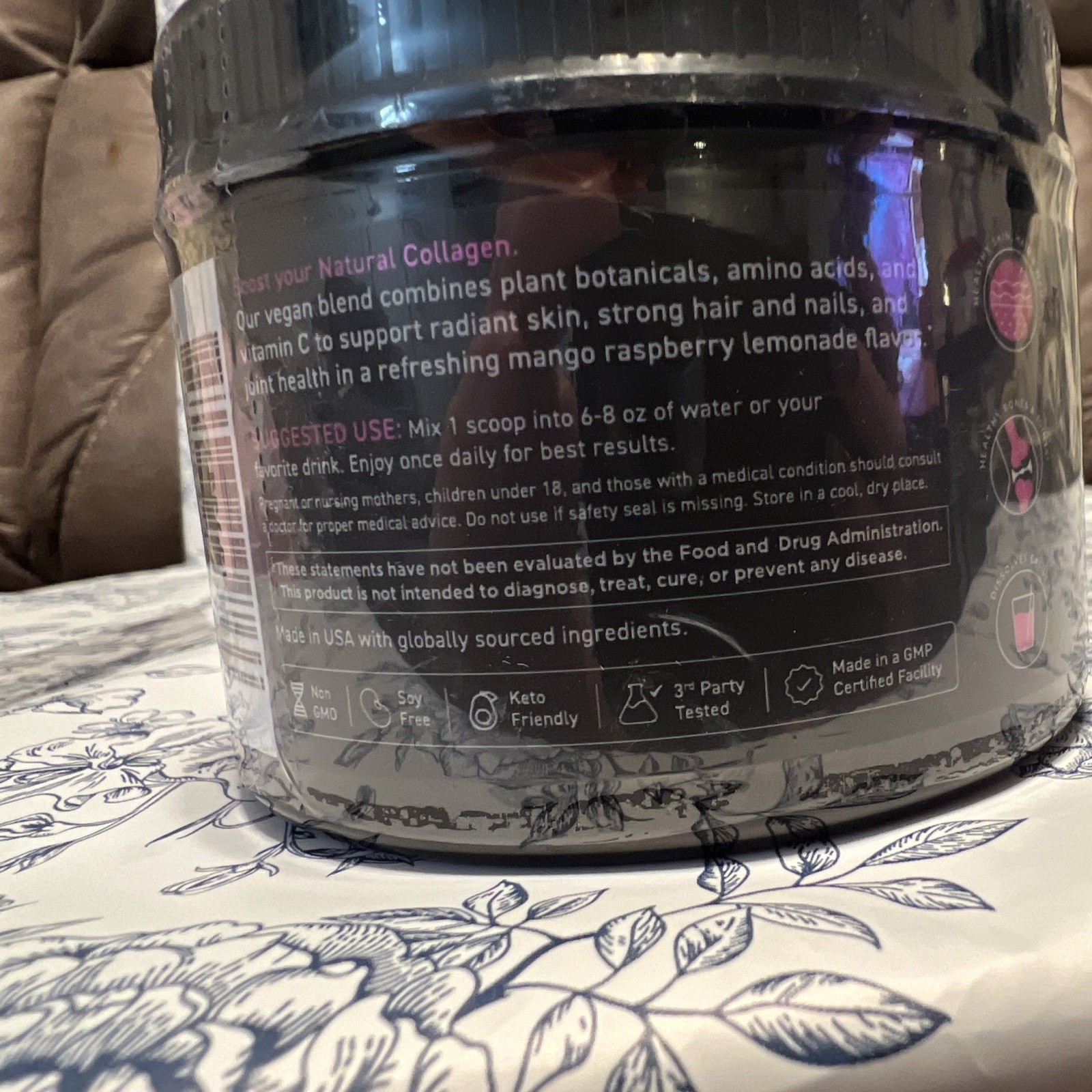 Vital Vitamins Vegan Collagen Booster Powder 5 oz Exp 11/2028