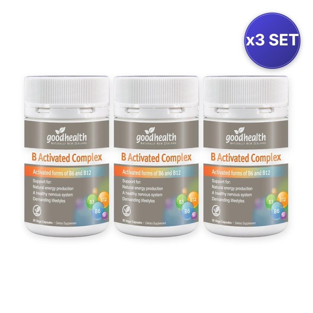 B Activated Complex 30 Capsules – 3 Pack