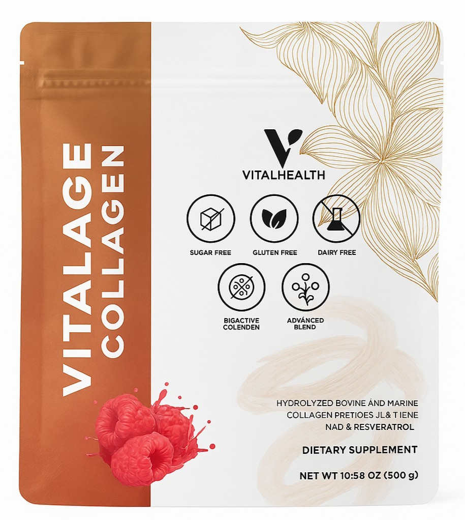 Vitalhealth Vitalage collagen Sugar Free Gluten Free Bioactive Collagen Colágeno