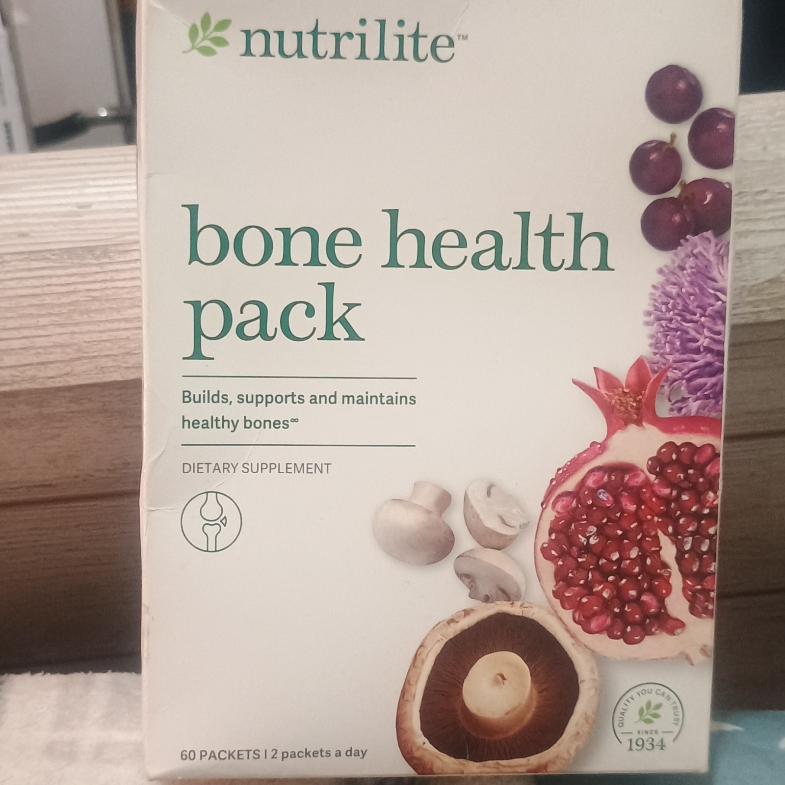 Nutrilite Bone & Joint Health Dietary Supplement Bone Health Pack, 60 Packets