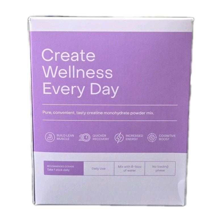 Create Creatine Monohydrate On-The-Go Stick Packs Mixed Berry (30 Sticks)