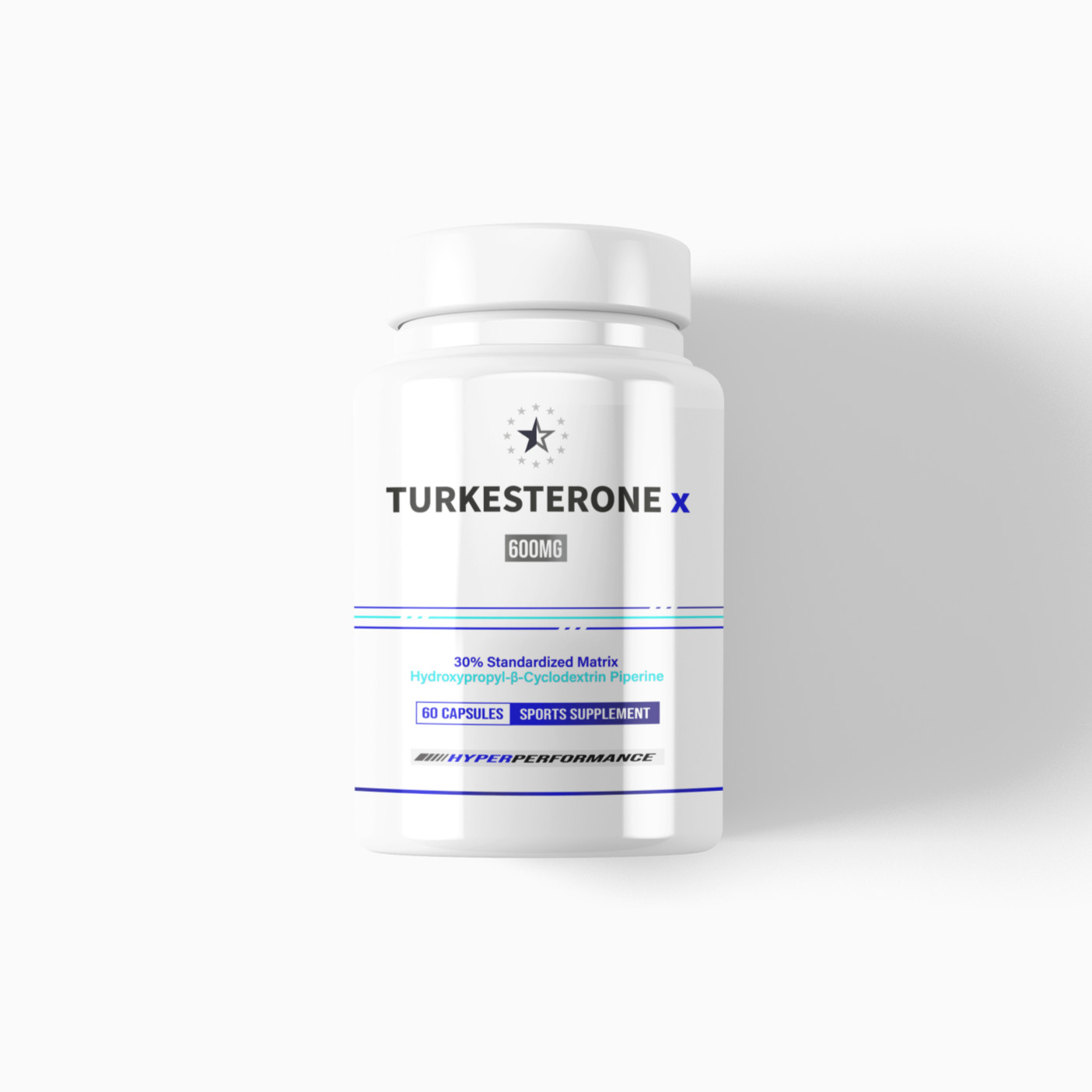Turkesterone X 30% with HydroPerine™ – 60 Capsules (600mg)