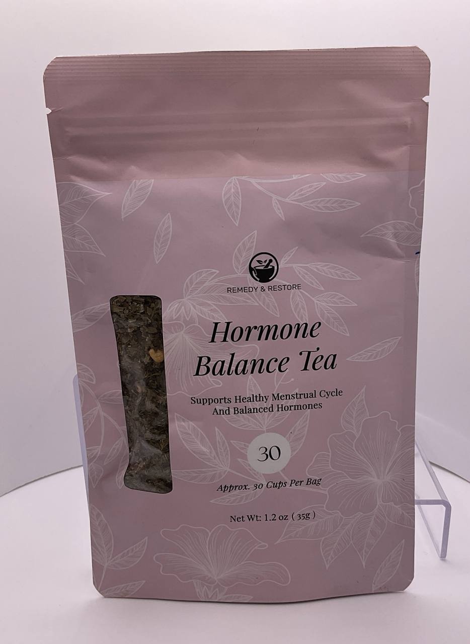 Remedy & Restore Hormone Balance Tea Herbal Blend 30 Cups