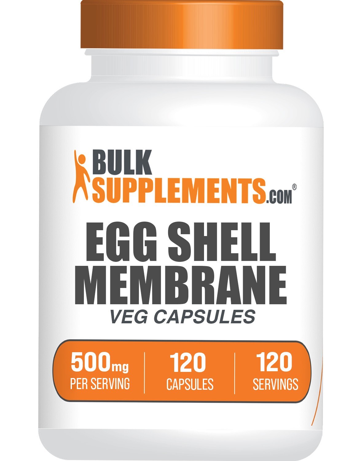 BulkSupplements Egg Shell Membrane Collagen 120 Capsules – 500mg Per Serving