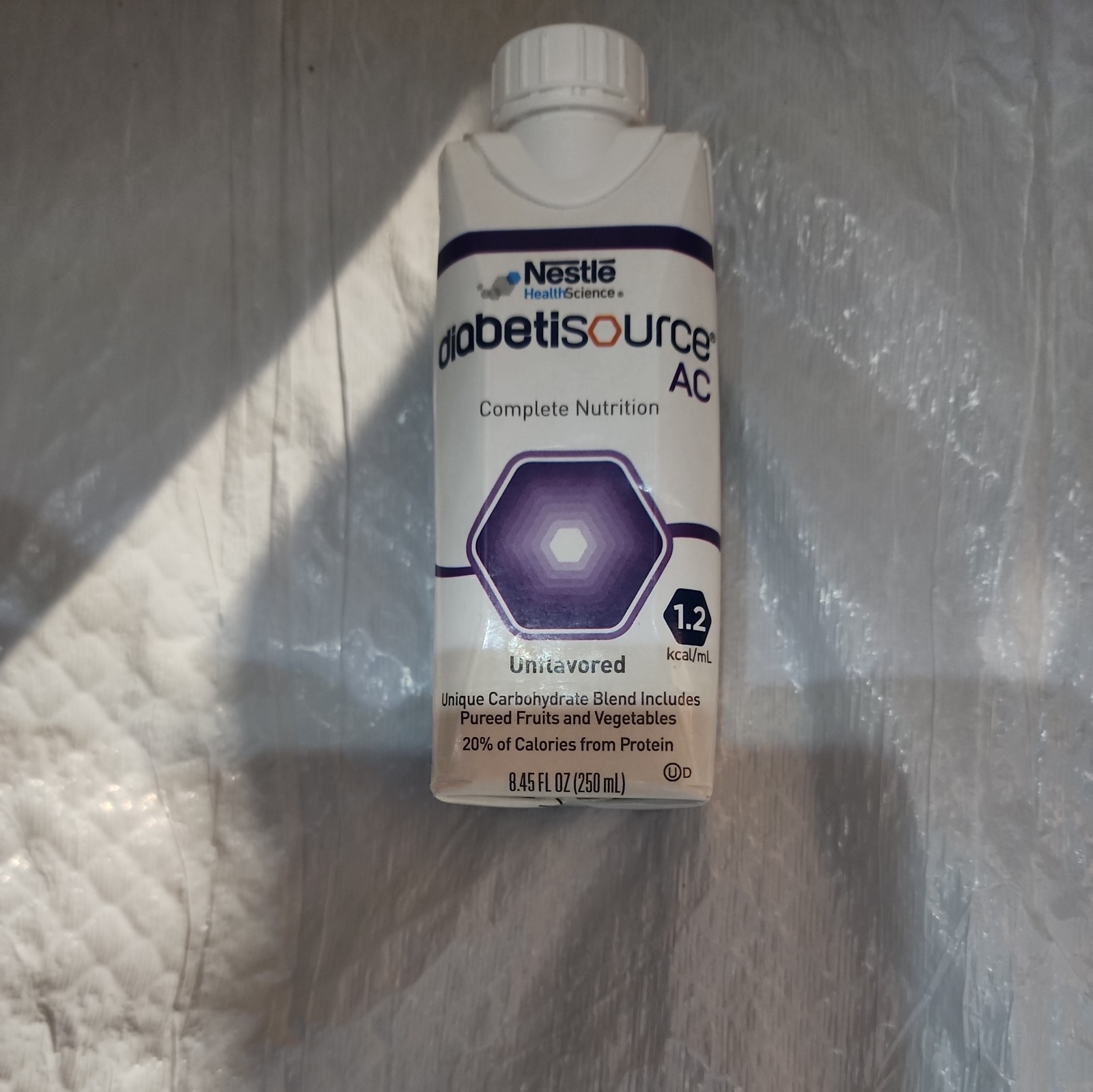 Nestle Diabetisource® AC Unflavored Tube Feeding Formula 8.45 oz. – 24/Carton
