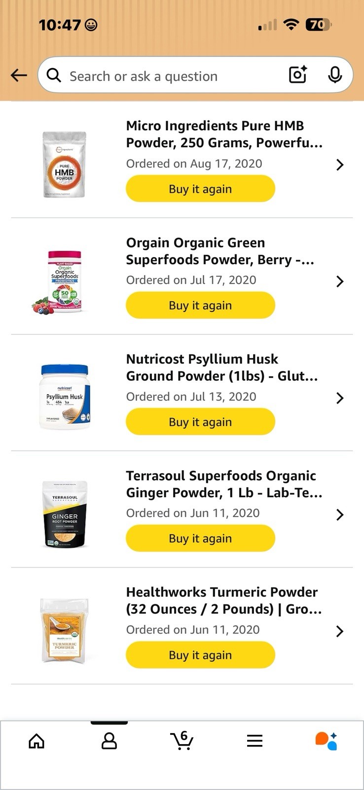 Various Health Powders