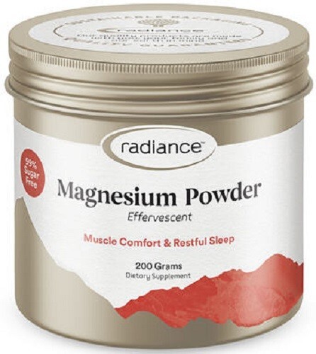 Radiance Magnesium Powder Effervescent 200g – made in NZ