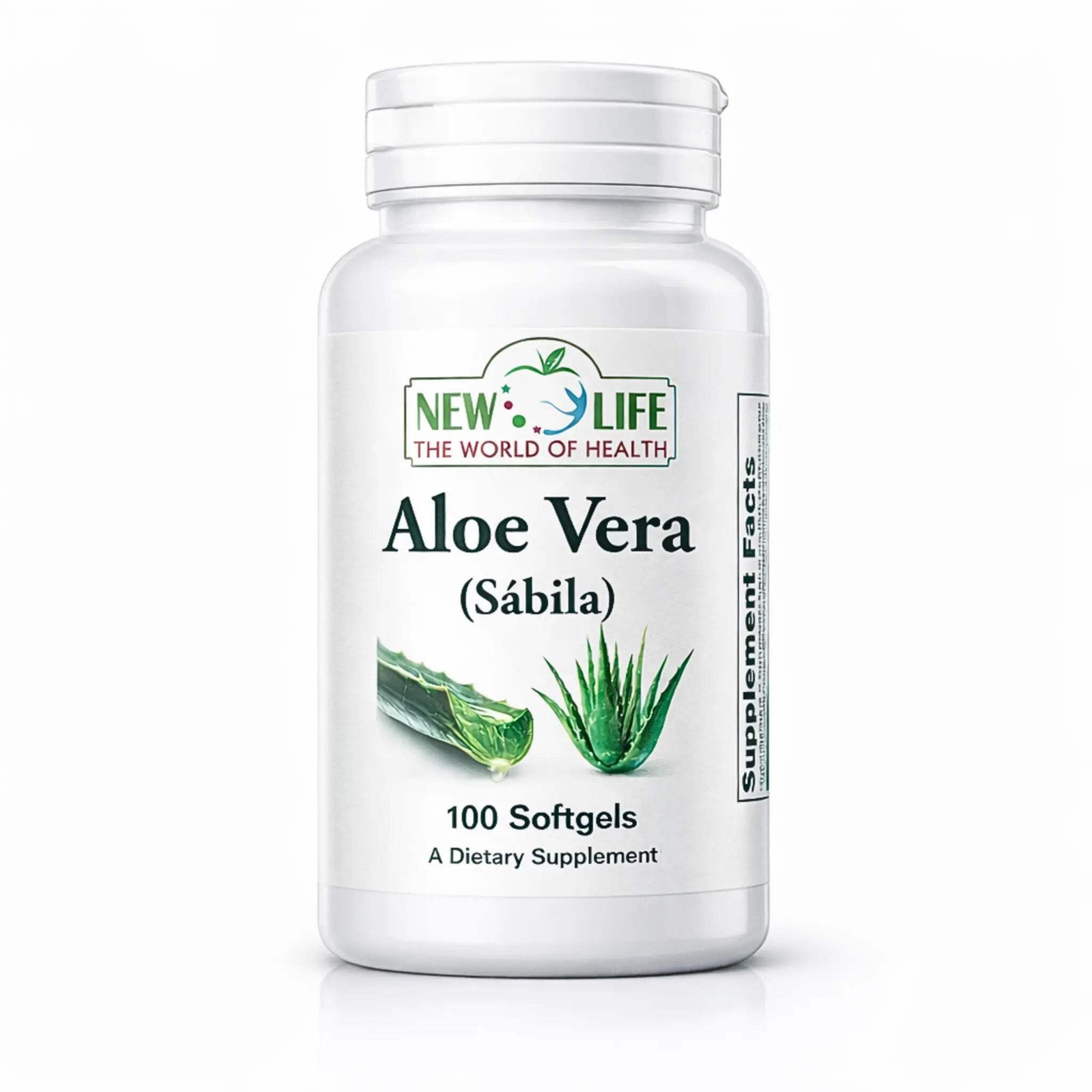 New Life Aloe Vera, Digestive Support, Herbal Supplement, 100 Softgels