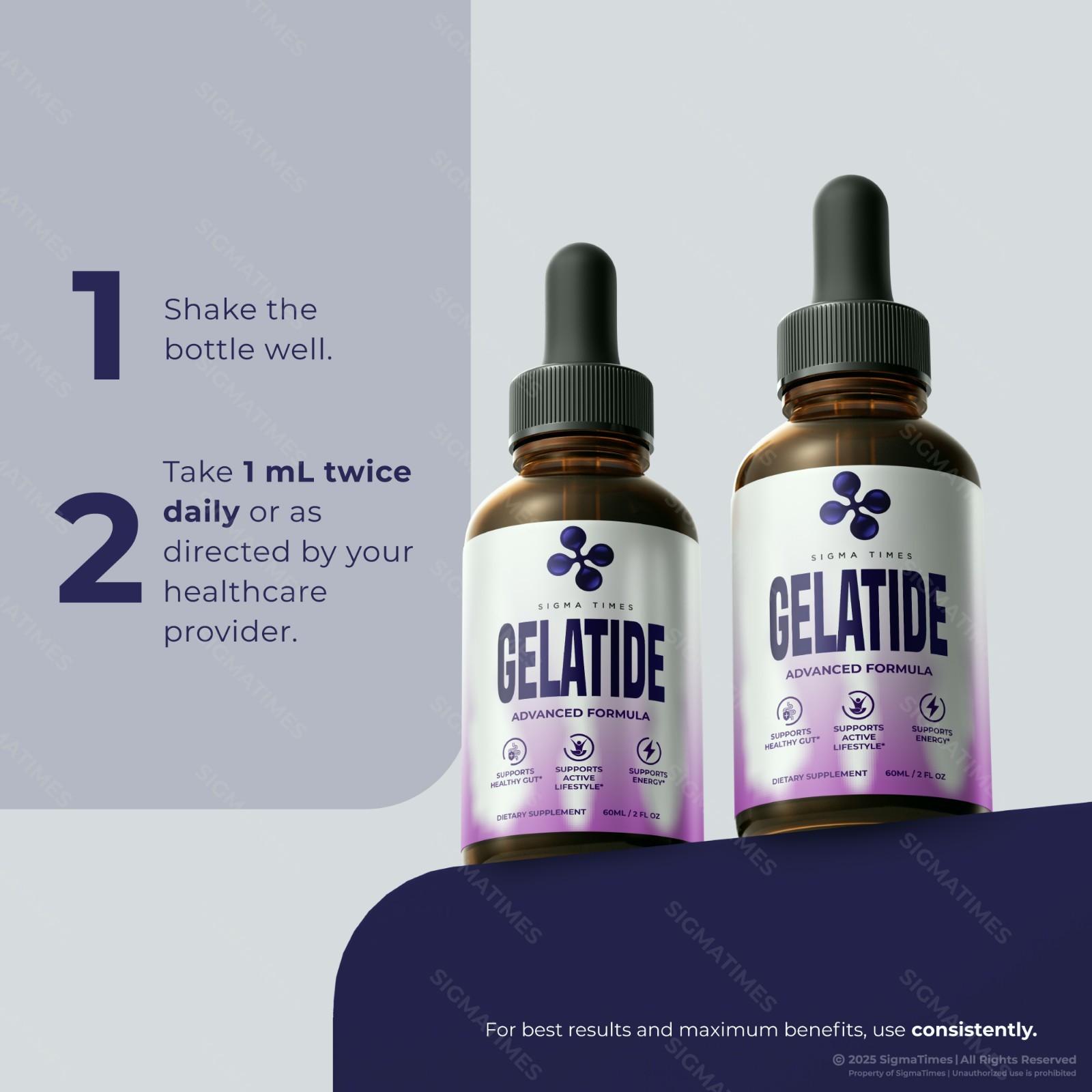Gelatide Drops, Official Weight Loss Formula, Advanced Metabolism – 2 Pack
