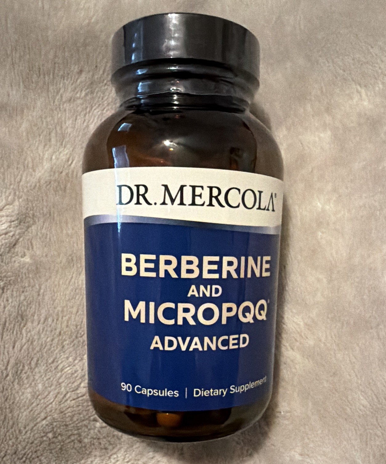 Dr. Mercola Berberine + MicroPQQ Advanced 500mg Energy Support 90 ct 07/26