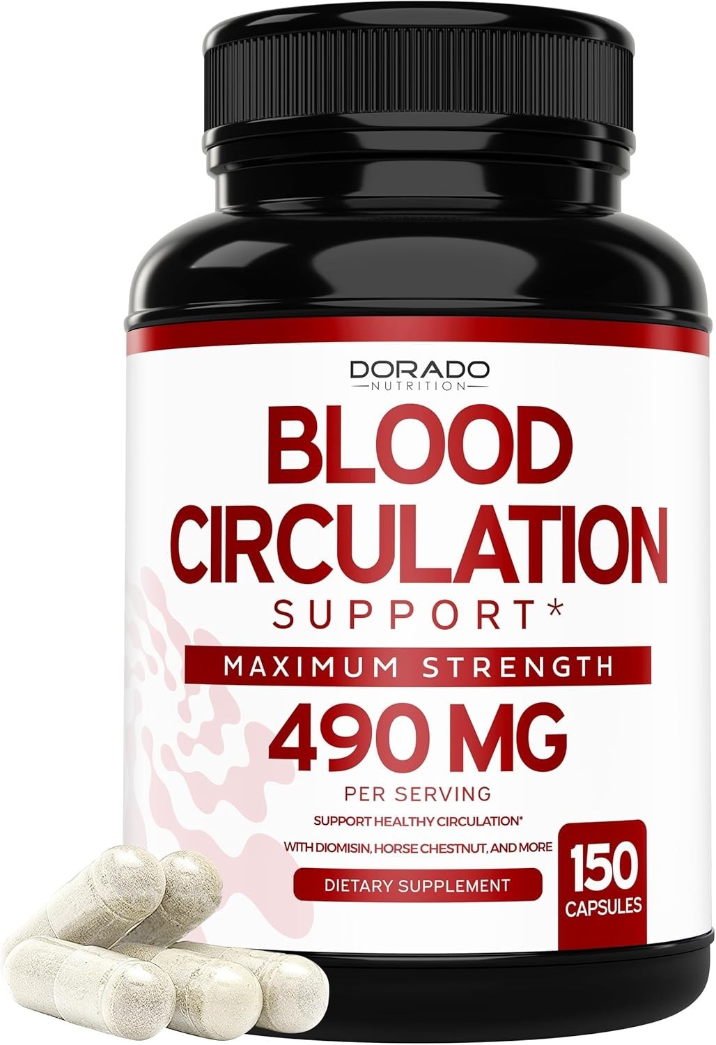 Blood Circulation Supplements (150 Count) Leg Circulation with Diosmin – Blood F