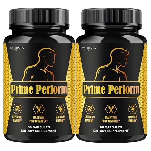 Prime Perform Men Daily Wellness Energy Support Capsules 2 Pack 120Ct