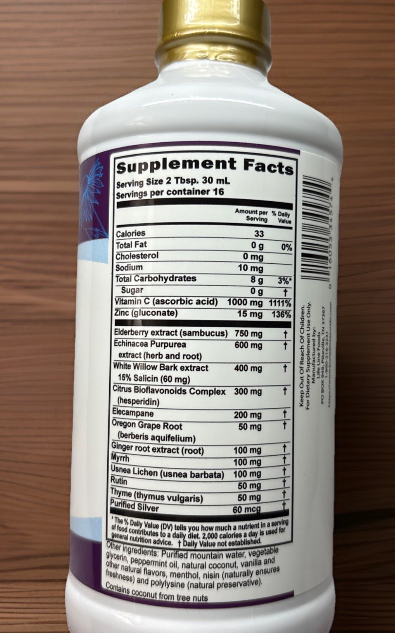 Buried Treasure ACF Rapid Immune Recovery 16 fl oz Sealed Exp: 09/2027
