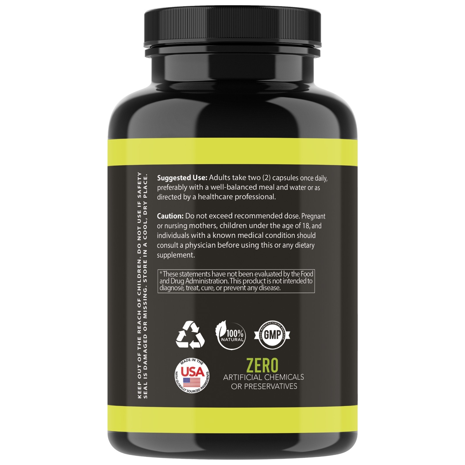 Angry Supplements Curb the Crave Green Tea, Goji, Ginger Cravings Reduction 60ct