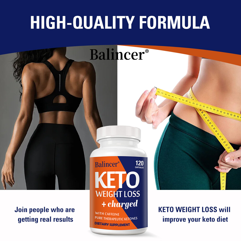 KETO Pure Ketone Fat Burning Capsules – Burn Fat – Boost Metabolism-Improve Mood