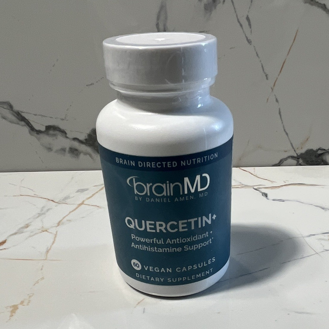 BrainMD Quercetin+ Quercetin Phytosome 250mg Vegan Capsules 60ct Exp 04/2027