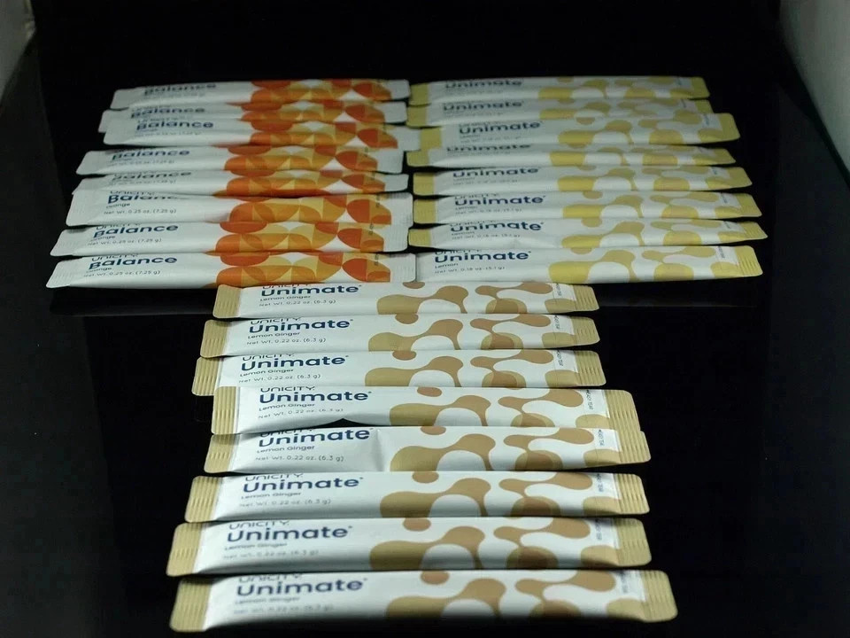 Unicity Unimate lemon 60 Pcket + Unicity Balance 30 Pcktet Combo FREE SHIPPING