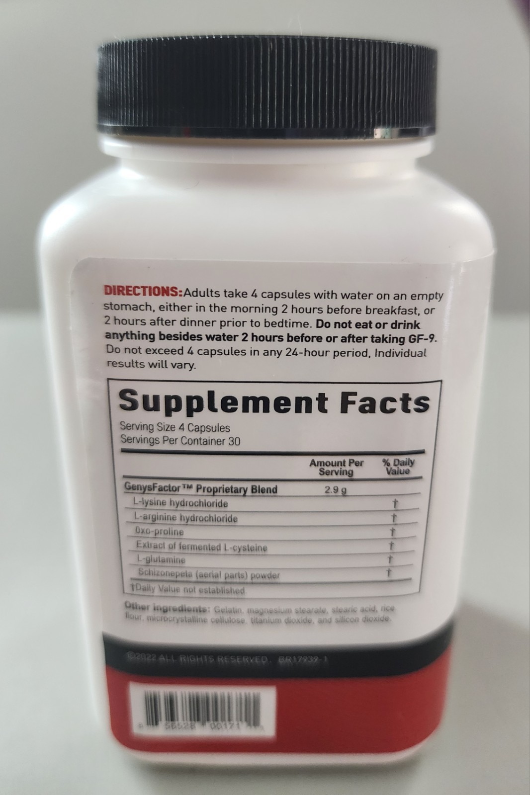 Novex Biotech Growth Factor 9 Dietary Supplement GF-9 120 Caps exp 08/2026