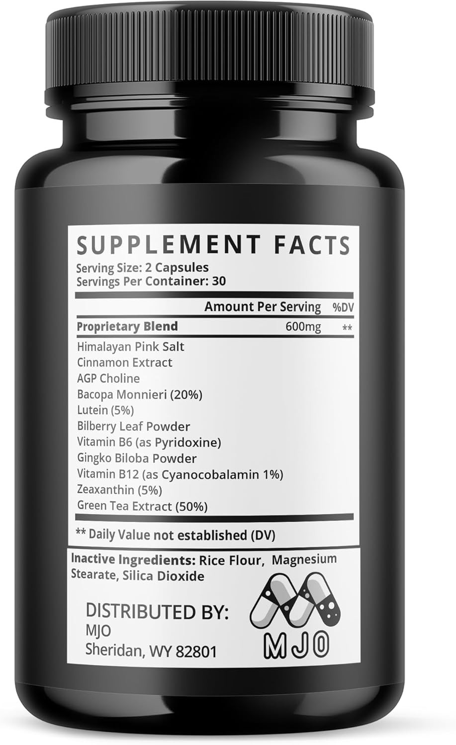 Memo Blast ~ MemoBlast Advanced Nootropic Dietary Supplement 60 Capsules 1Bottle