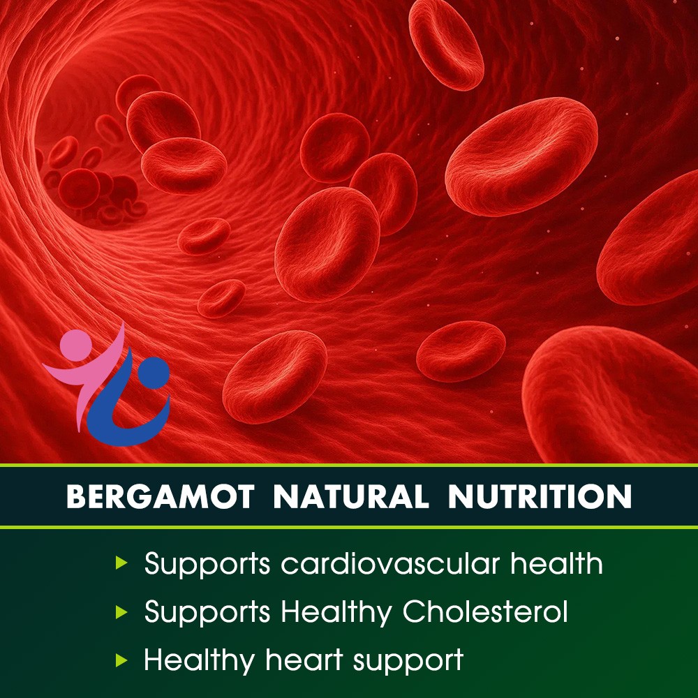1000mg Citrus Bergamot Extract Capsule Anti Aging Heart Immune Support 120 Pills
