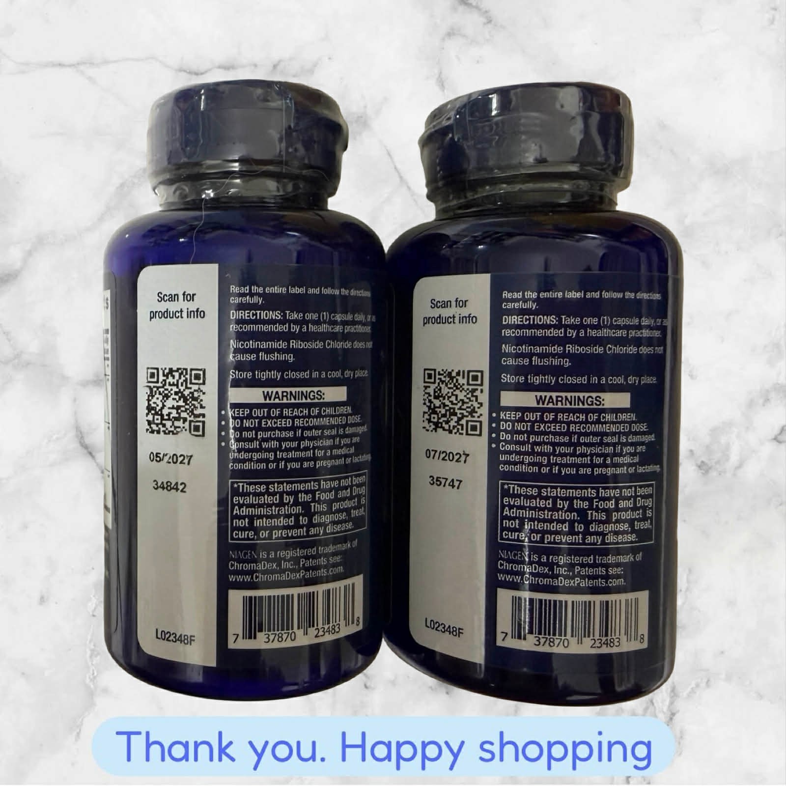 FOR 2 Life Extension Nad+Cell Regenerator Resveratrol Elite 30 Veg Caps EXP2027+