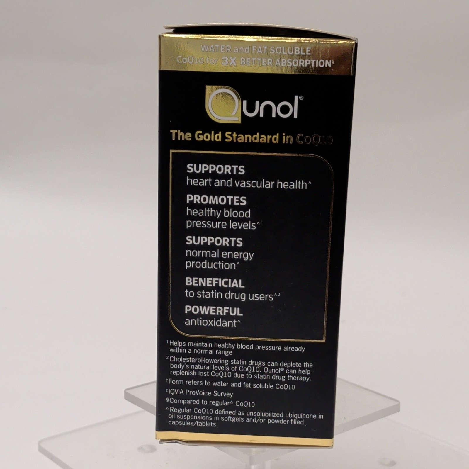 Qunol Ultra CoQ10 100mg Water & Fat Soluble 30 Softgels Exp 06/2028