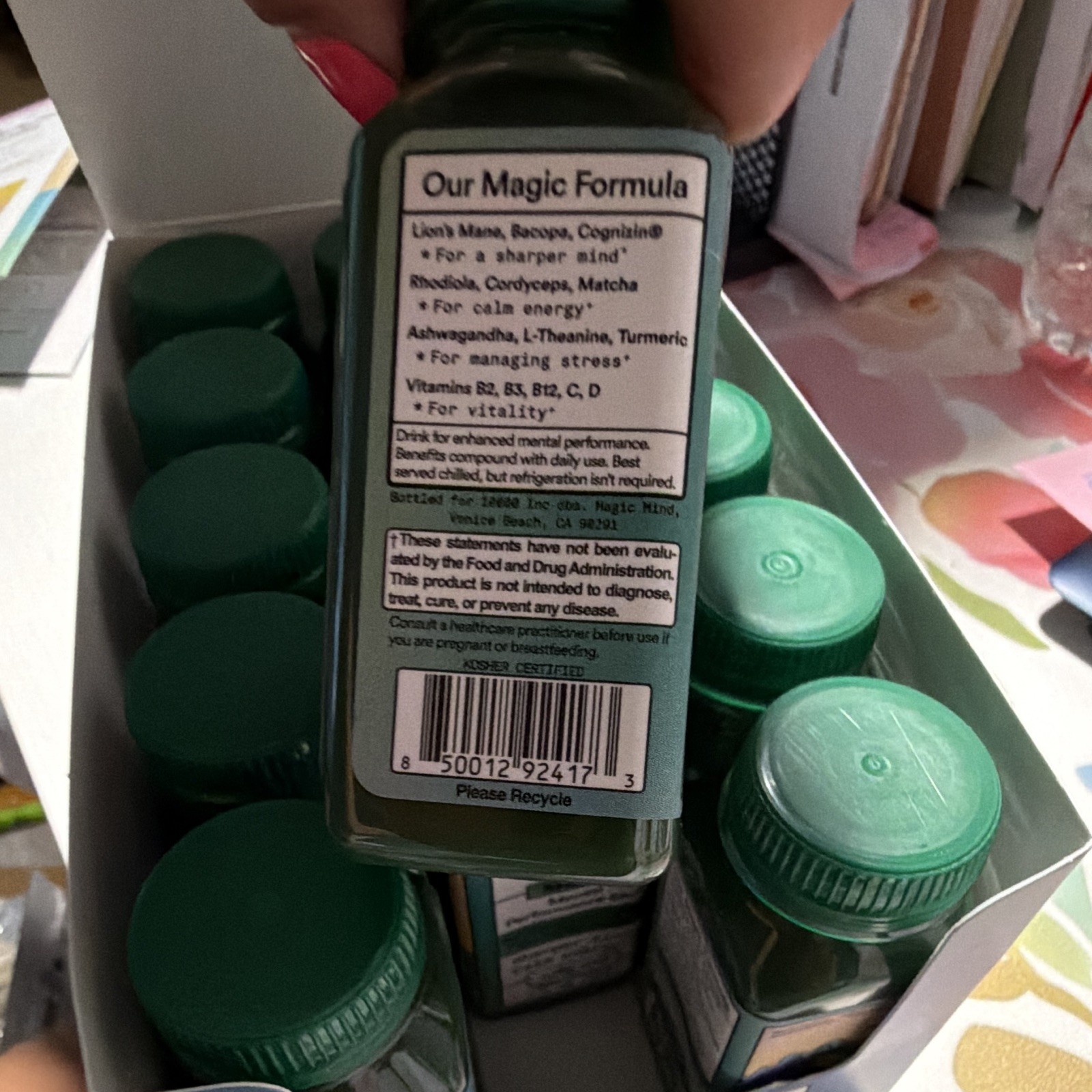 Magic Mind MAXX Mental Performance Shot Time-Release Caffeine 15 x 2 fl oz