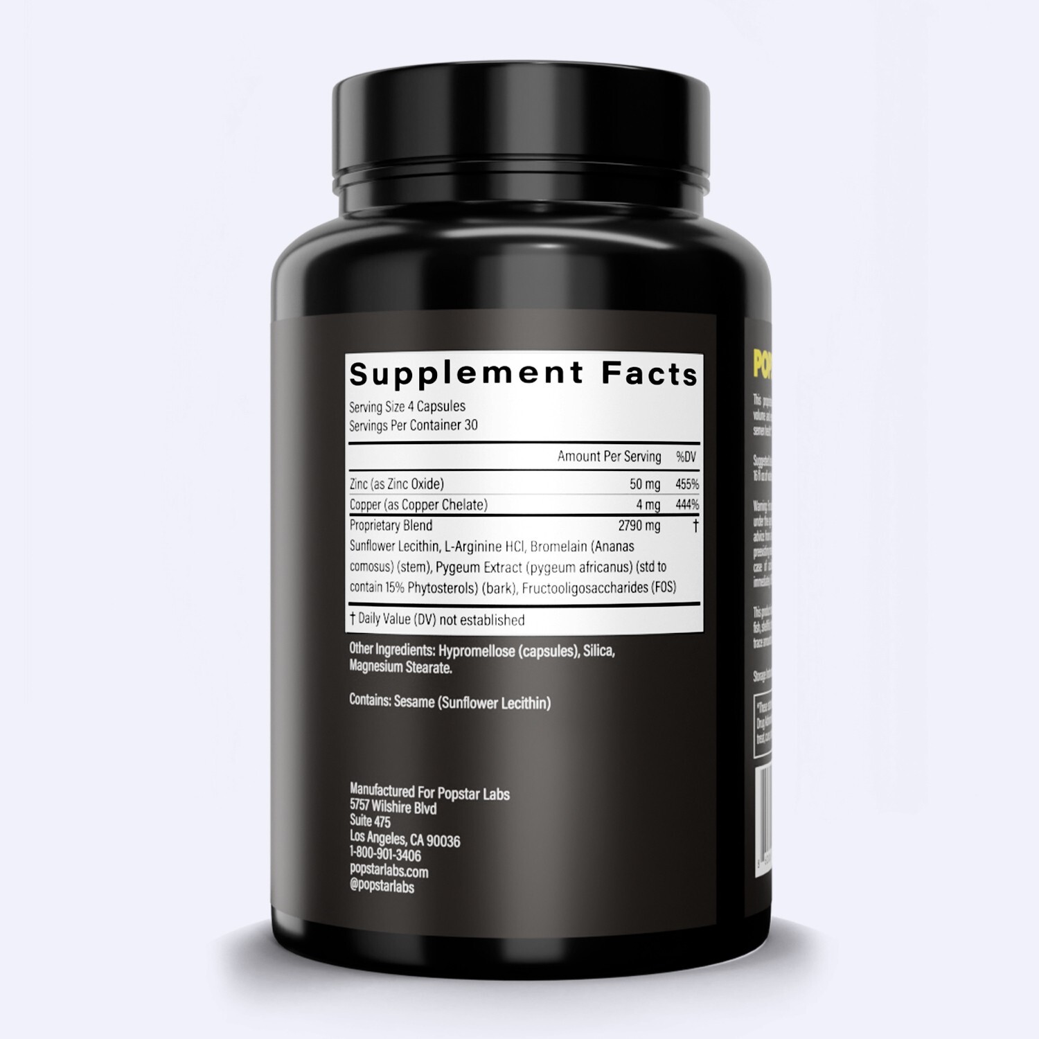 POPSTAR Semen Volume Supplement-Men’s Semen Health & Fertility-Doctor Formulated