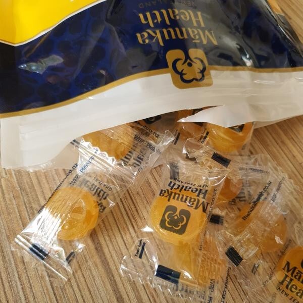 Manuka Health Manuka Honey Lemon Throat Lozenges Cough Drops 58 Lozenges