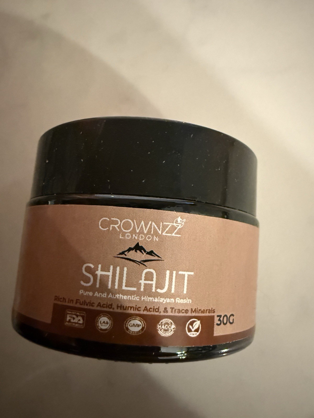 Crownzz London Shilajit Pure & Authentic Himalayan Resin dietary supplement 30G