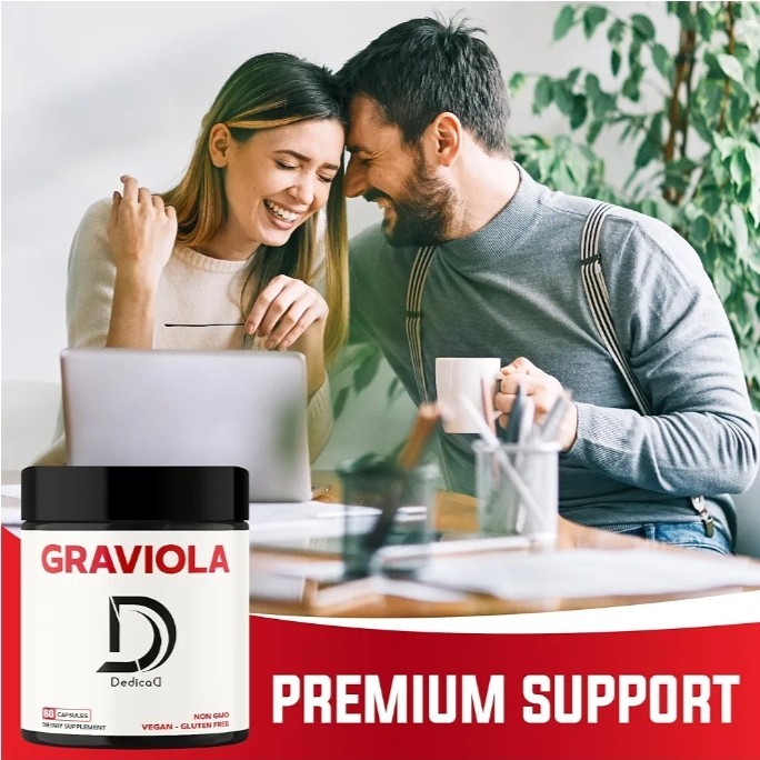Pure Graviola Soursop Capsules Organic – 1000Mg Per Serving 60 Count………256