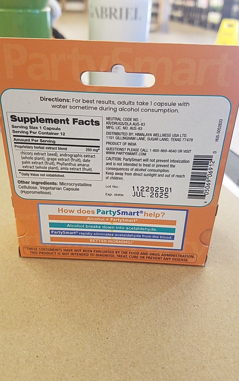 Party Smart 12 Vegetarian Capsules