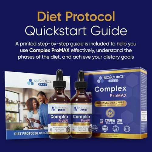 BioSource Labs Complex ProMAX Diet Drops 2 oz 2 Bottle Pack 60 Day Supply