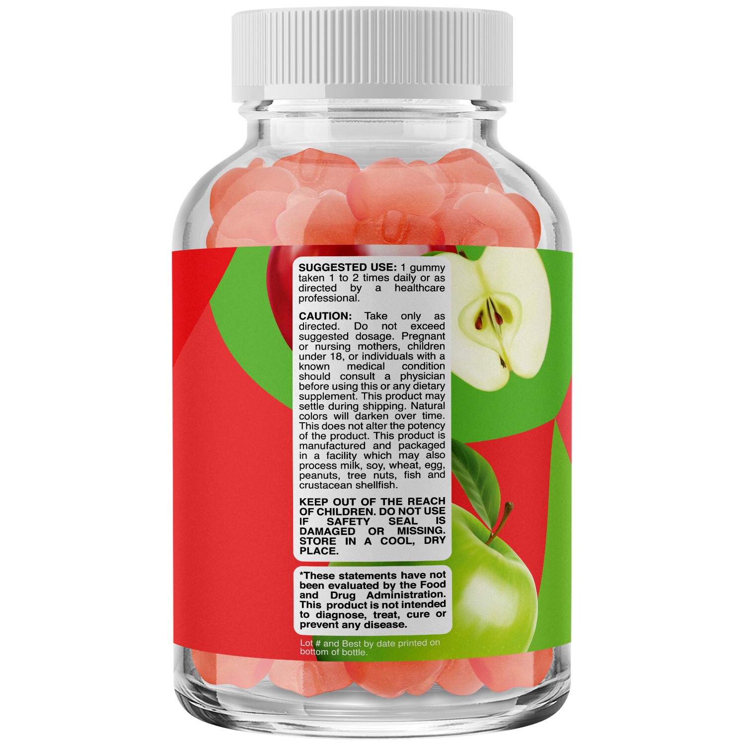 Apple Cider Vinegar Gummies with The Mother – for Immune Support and Digestion