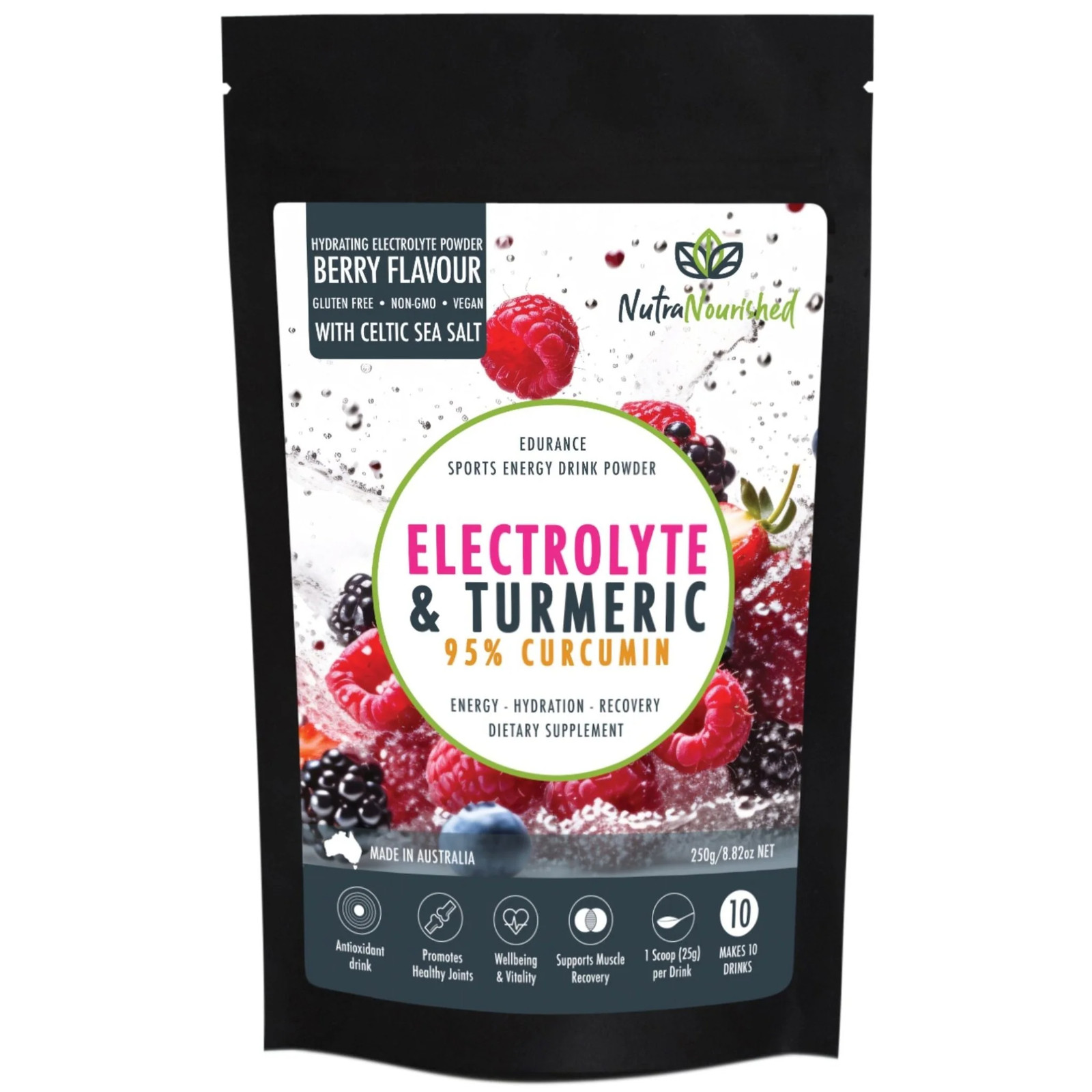 Electrolyte Hydration Powder – 150g – Sodium, Magnesium, Potassium – Supports En