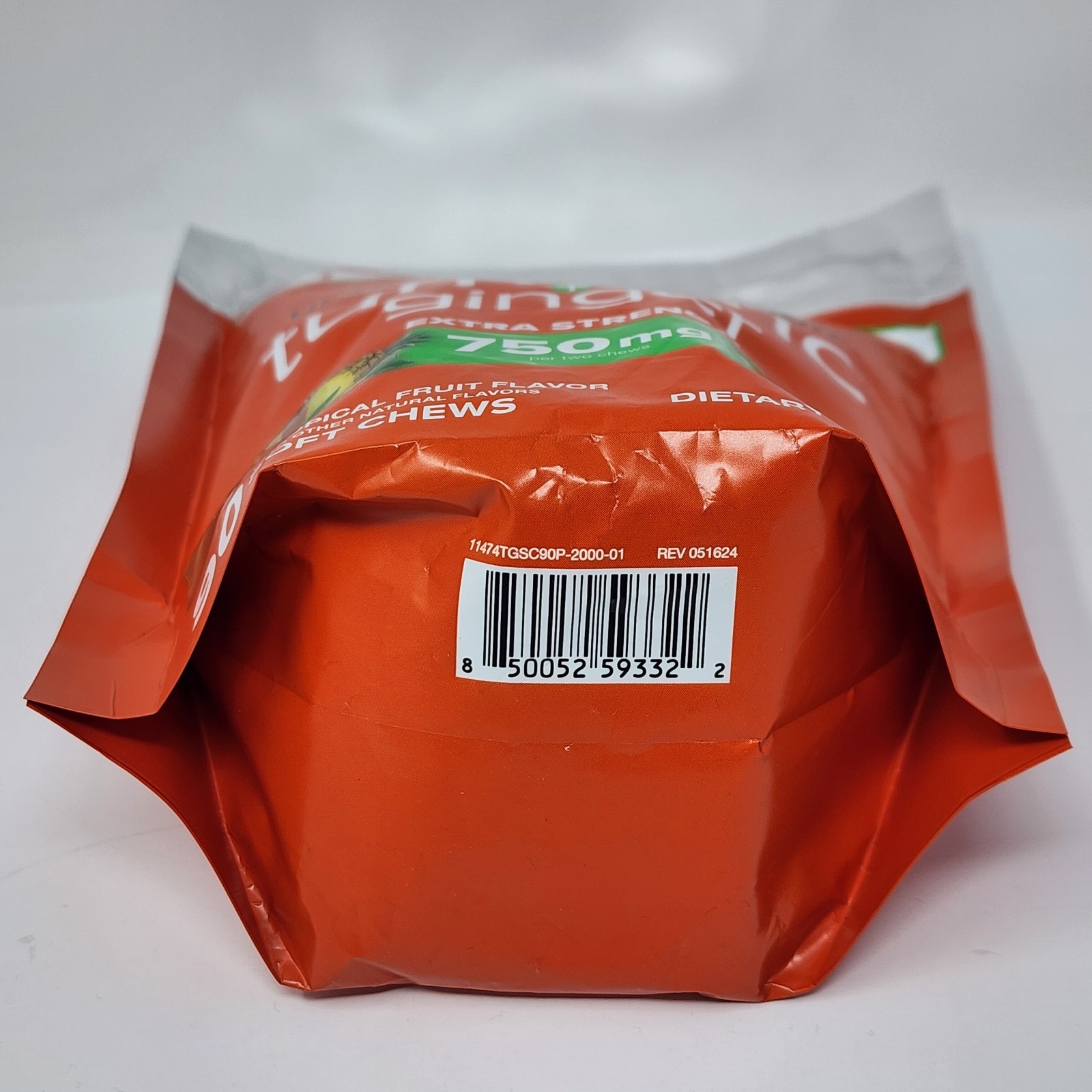 Qunol Turmeric + Ginger 750 mg Fruit Flavor 90 Soft Chews Exp 07/13/2026