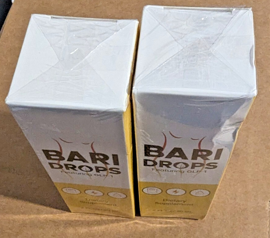 Bari Drops – Natural Wellness Support Supplement 2 FL OZ / 60 mL (2 Pack)