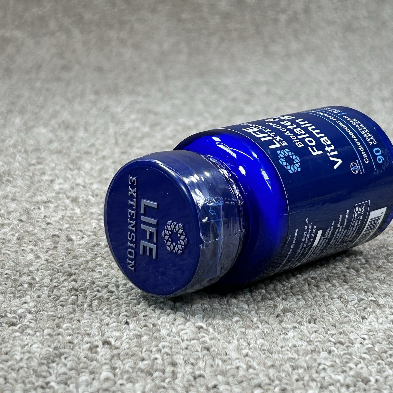 Life Extension Bioactive Folate And Vitamin B12 90 VegCaps Expires 12/2027