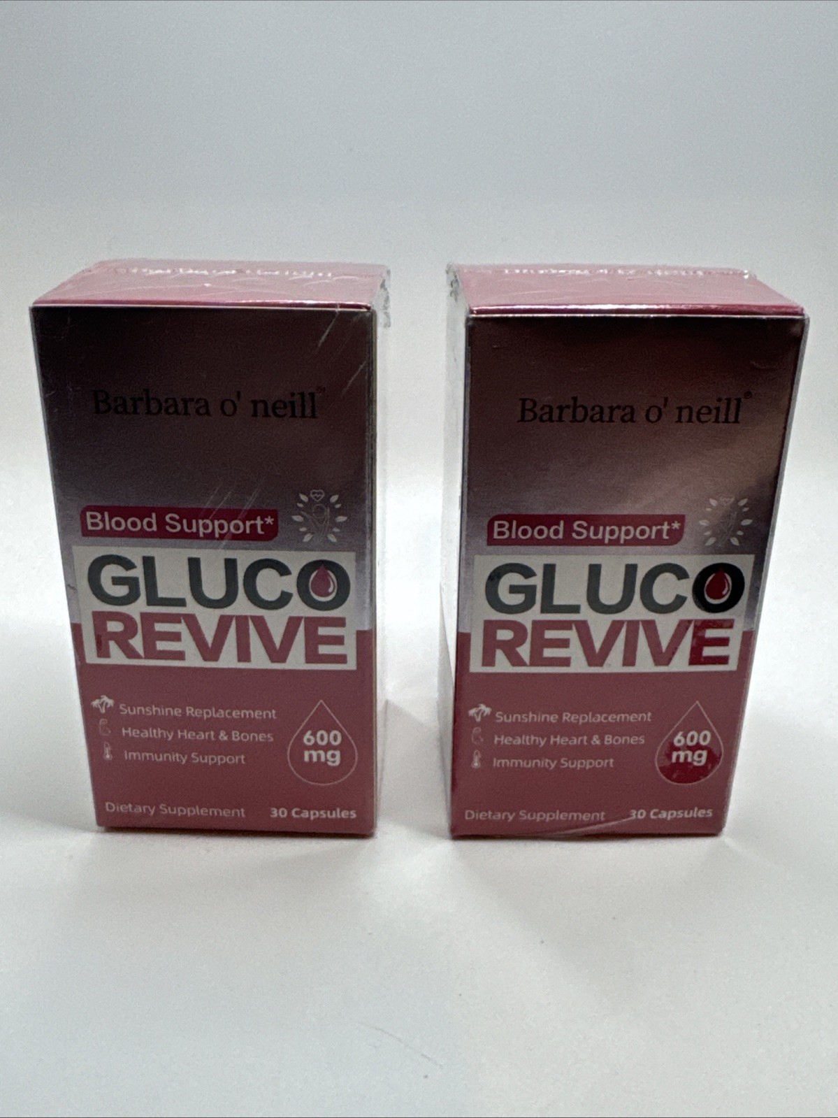 2x- Gluco Revive Blood Support GlucoRevive Glycogen Support 30 caps (60) Exp 527