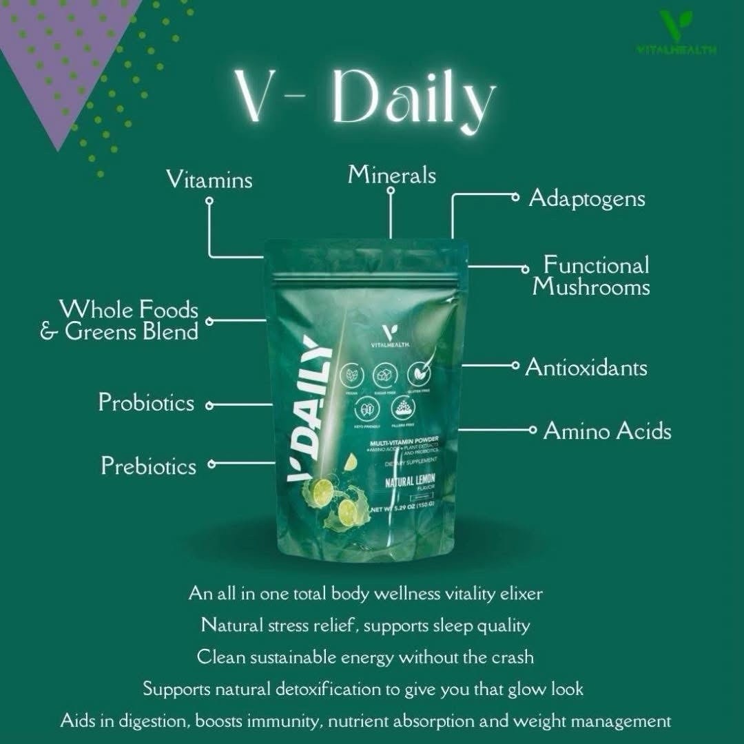 VitalHealth V Daily Lime Multi-Vitamin Vital Health