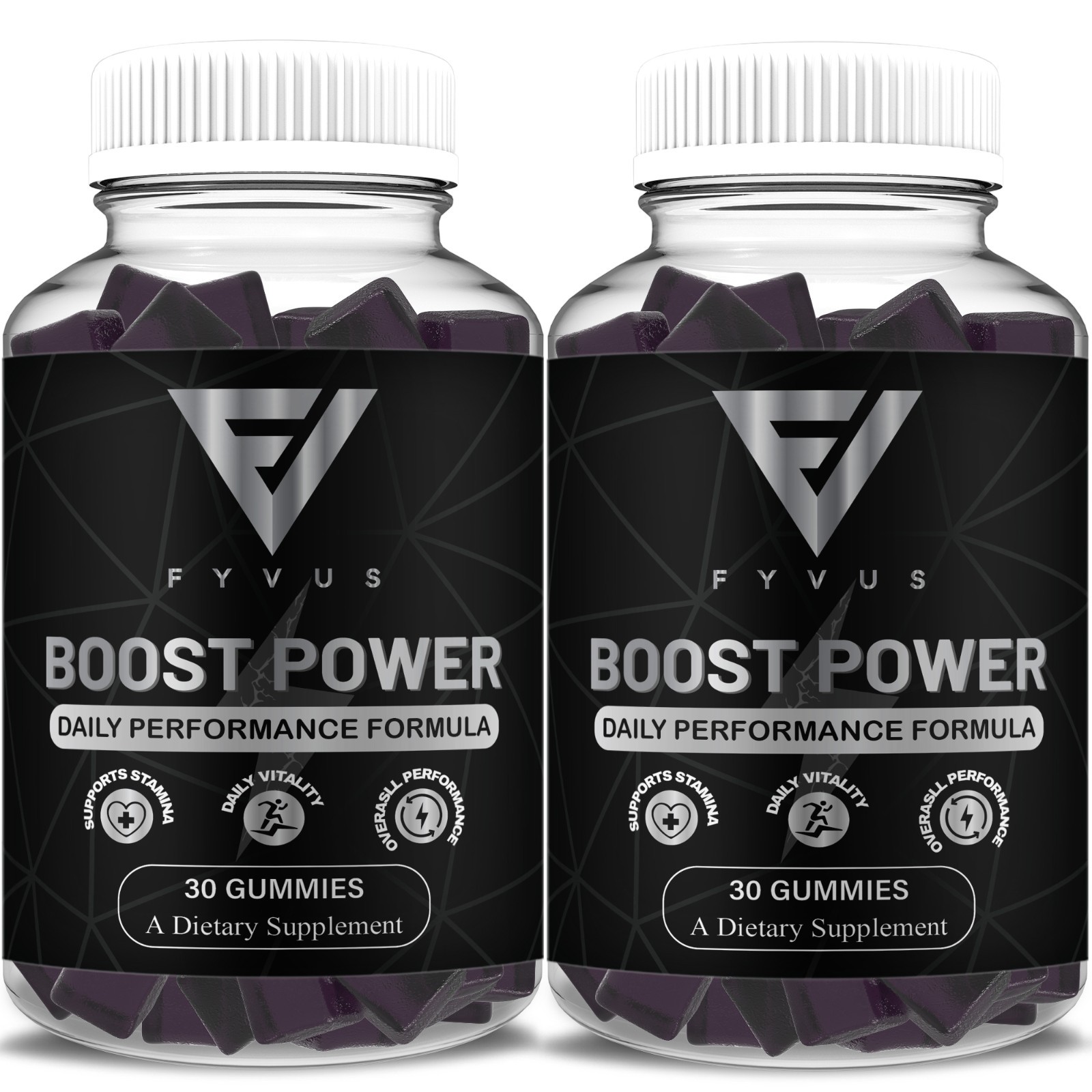 (2 Pack) Boost Power Gummies, Boost Power Male Performance Gummy (60 Gummies)