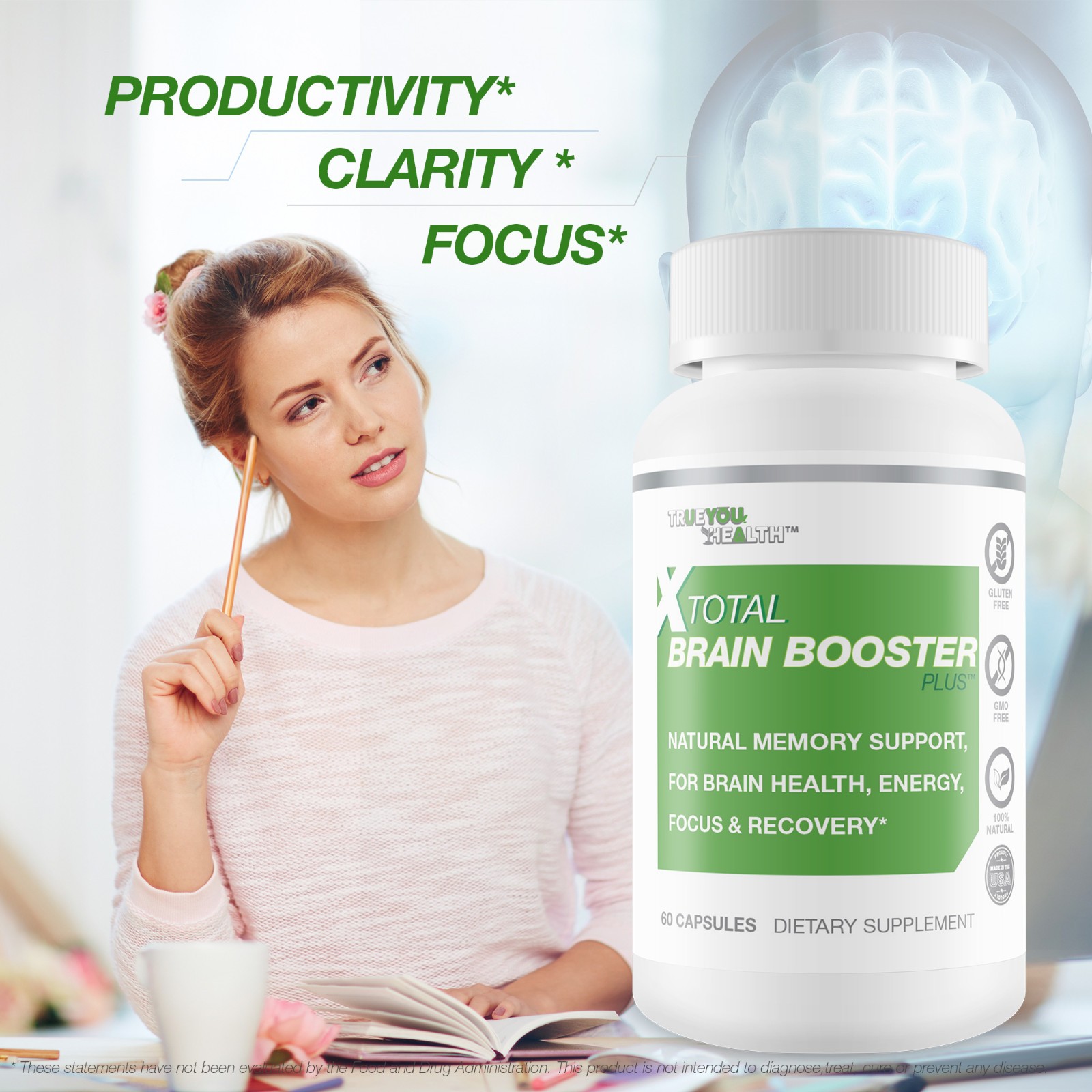 X Total Brain Booster Plus – Our Best Total Brain Boost & Memory Supplement