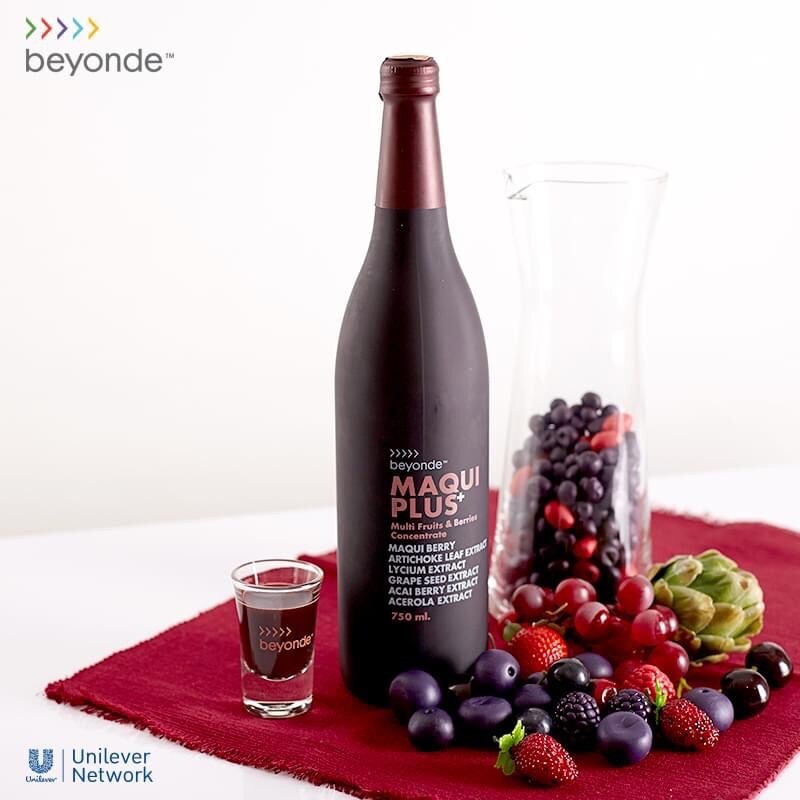 BEYONDE MAQUI PLUS Super Anti-Oxidant Multi Fruit and Berry (Duo Pack 750ml x2)