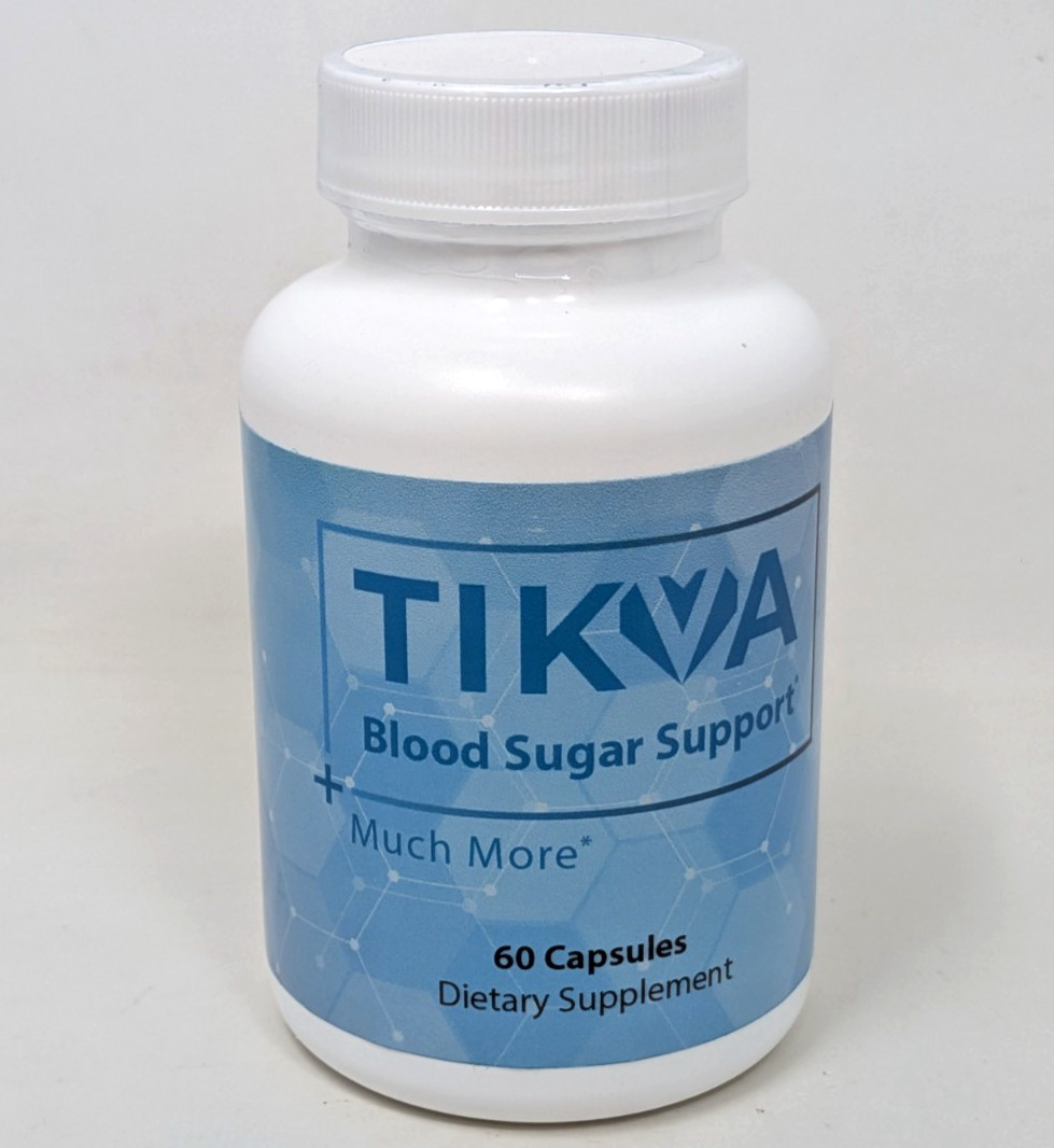 New Tikva Blood Sugar Support 60 Capsules Dietary Supplement Expires 04/2026