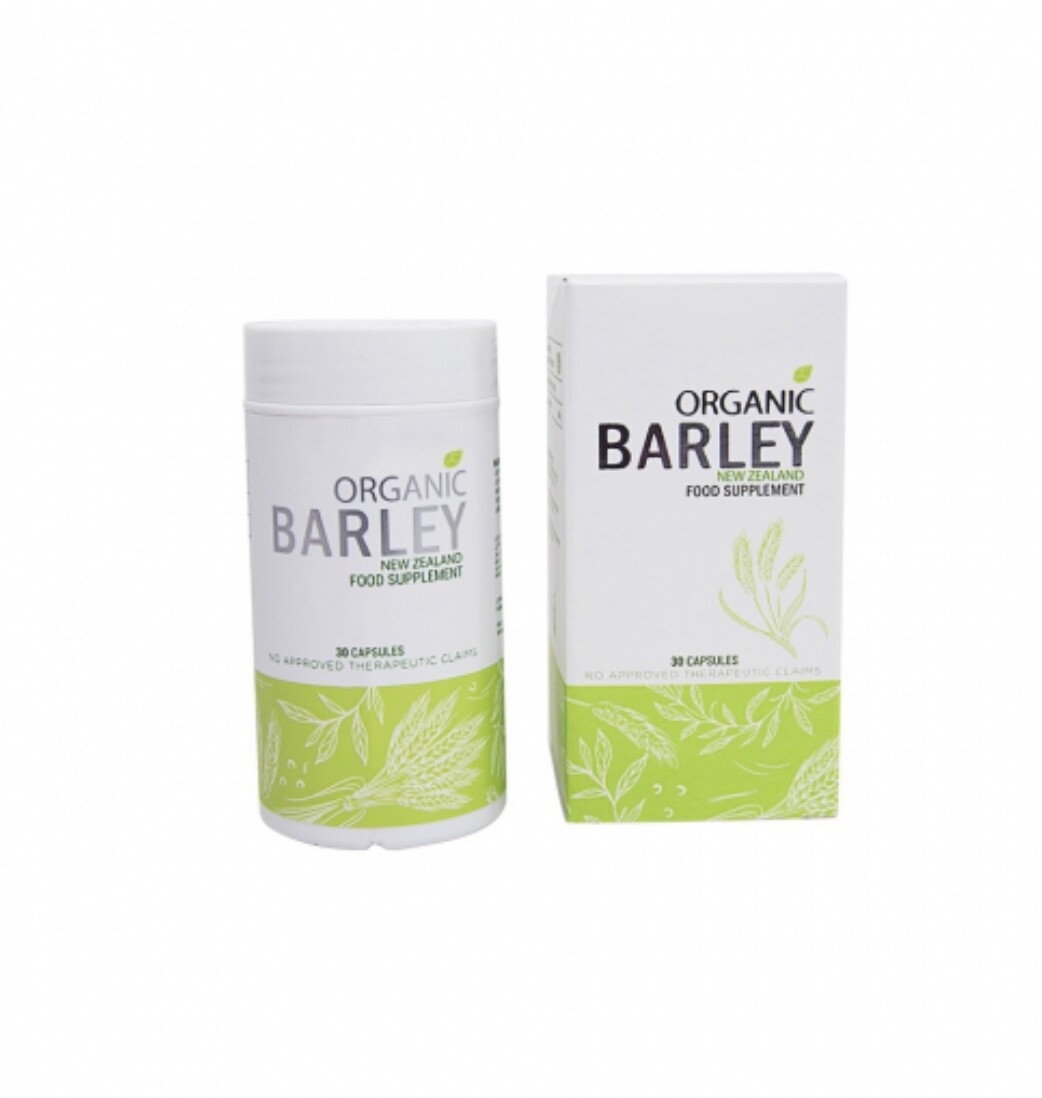 JC pure organic barley capsules from New Zealand